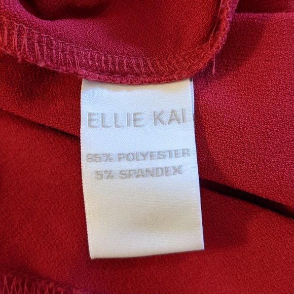 *Fushia Red Shirt Dress by Ellie Kai- Size 10 - Picture 5 of 5